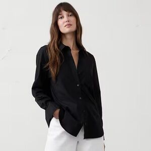 Classic Black Button- CLASSIC POPLIN SHIRT